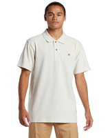 The Quiksilver Mens DNA Polo Shirt in Fog