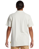 The Quiksilver Mens DNA Polo Shirt in Fog