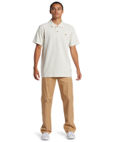 The Quiksilver Mens DNA Polo Shirt in Fog