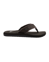 Monkey Abyss Flip Flops in Black & Brown