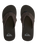 Monkey Abyss Flip Flops in Black & Brown