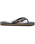 The Quiksilver Mens Molokai Art Flip Flops in Blue & Orange