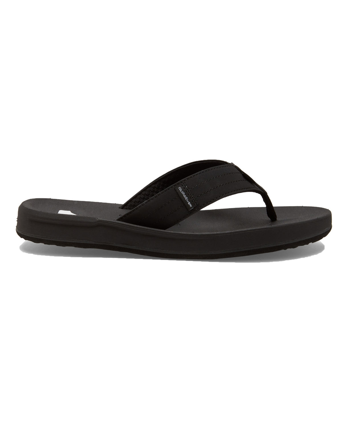 The Quiksilver Mens Rivi III Flip Flops in Black