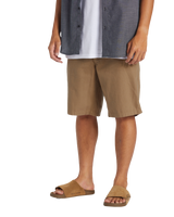 The Quiksilver Mens Carpenter Walkshorts in Timber Wolf