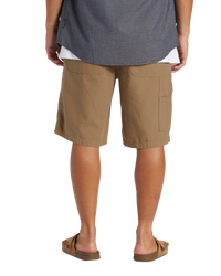 The Quiksilver Mens Carpenter Walkshorts in Timber Wolf