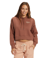 The Roxy Womens Onshore Hoodie in Rootbeer