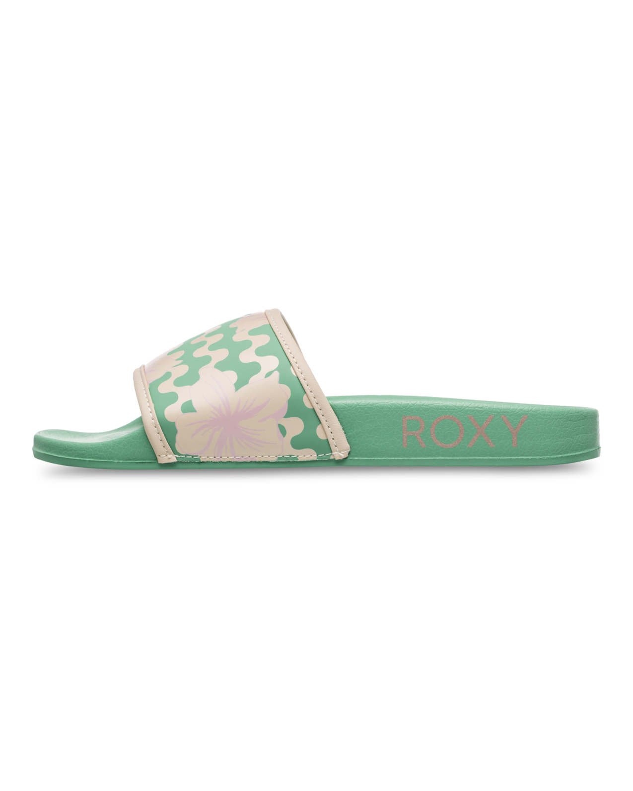 The Roxy Slippy IV Sliders in Green | Anns Cottage – Ann's Cottage