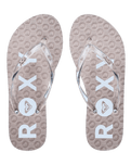 Viva Jelly Flip Flops in White & Champagne