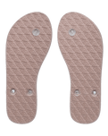 Viva Jelly Flip Flops in White & Champagne