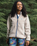 The Passenger Womens Fairbanks 2.0 Full Zip Fleece Jacket in Oatmeal