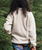 The Passenger Womens Fairbanks 2.0 Full Zip Fleece Jacket in Oatmeal