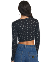 The RVCA Womens Homecoming Top in RVCA Black