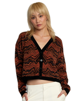 The RVCA Womens Happy Hour Cardigan in Black