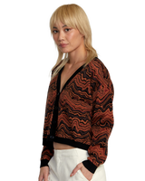 The RVCA Womens Happy Hour Cardigan in Black