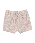 The RVCA Mens Exotica Elastic Boardshorts in Pale Mauve