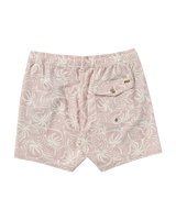 The RVCA Mens Exotica Elastic Boardshorts in Pale Mauve