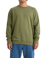 The RVCA Mens Vacancy Sweatshirt in Green Anns Cottage Ann s Cottage