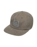 The RVCA Mens Freeman Snapback Cap in Balsam Green