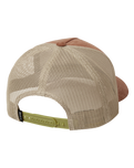 The RVCA Mens VA ATW Cord Trucker Cap in Rawhide