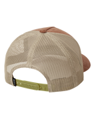 The RVCA Mens VA ATW Cord Trucker Cap in Rawhide