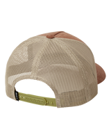 The RVCA Mens VA ATW Cord Trucker Cap in Rawhide