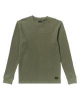 The RVCA Mens Dayshift Thermal Long Sleeve T-Shirt in Olive