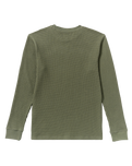 The RVCA Mens Dayshift Thermal Long Sleeve T-Shirt in Olive