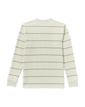 The RVCA Mens Dayshift Thermal Stripe Long Sleeve T-Shirt in Ceramic