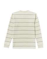 The RVCA Mens Dayshift Thermal Stripe Long Sleeve T-Shirt in Ceramic