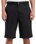 The RVCA Mens Americana Walkshorts in Black