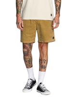 The RVCA Mens Escape Walkshorts in Ochre