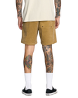 The RVCA Mens Escape Walkshorts in Ochre
