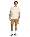 The RVCA Mens Escape Walkshorts in Ochre