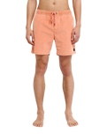 The RVCA Mens Escape Walkshorts in Tawny Orange