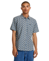 The RVCA Mens Vacationist Shirt in Indigo
