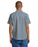 The RVCA Mens Vacationist Shirt in Indigo