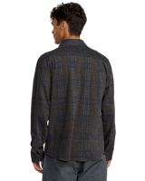 The RVCA Mens Vacancy Flannel Shirt in Mushroom