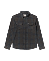 The RVCA Mens Vacancy Flannel Shirt in Mushroom