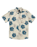 The RVCA Mens Resort Shirt in Oatmeal