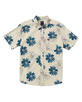 The RVCA Mens Resort Shirt in Oatmeal