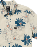 The RVCA Mens Resort Shirt in Oatmeal