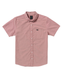 The RVCA Mens That'll Do Shirt in Dusty Pink