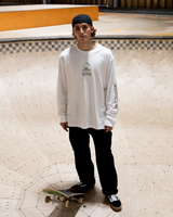 Scorched Lands Long Sleeve T-Shirt in White