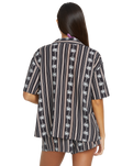 The Volcom Sun Stunner Shirt in Black Combo | Available at Anns Cottage