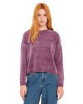 The Volcom Womens Bubble Tease Jumper in Vintage Violet