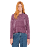 The Volcom Womens Bubble Tease Jumper in Vintage Violet