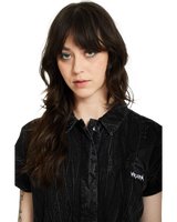 The Volcom Asphalt Jumpsuit in Black Marble Wash | Available at Anns Cottage
