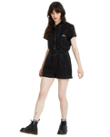 The Volcom Asphalt Jumpsuit in Black Marble Wash | Available at Anns Cottage