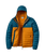 Ashland Down Jacket in Retro Orange & Tidal Blue