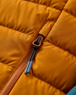 Ashland Down Jacket in Retro Orange & Tidal Blue